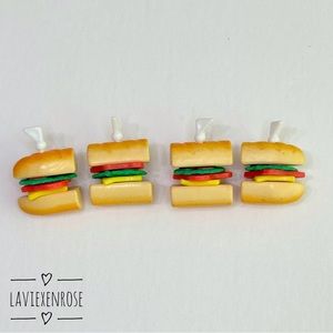 1996 Barbie “Fun Fixin’ Supermarket” Sub Sandwich (4 Pieces)